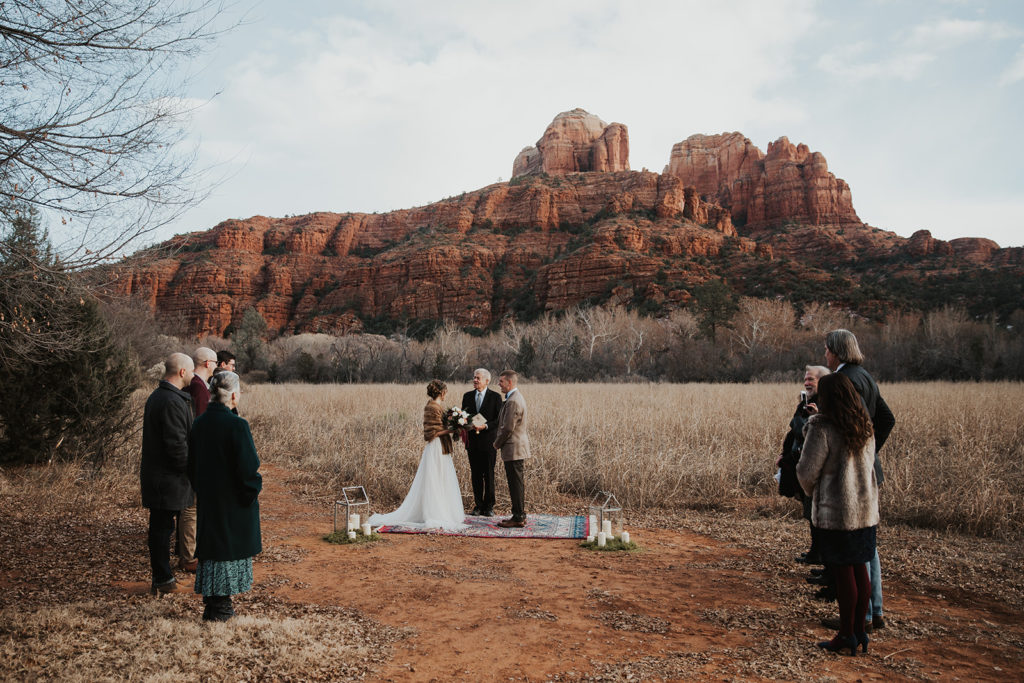 sedona winter elopement